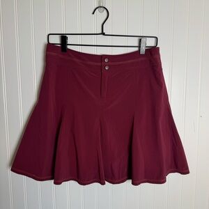 Title Nine Purple Pleated Flared Athletic Skirt Women’s Size 4